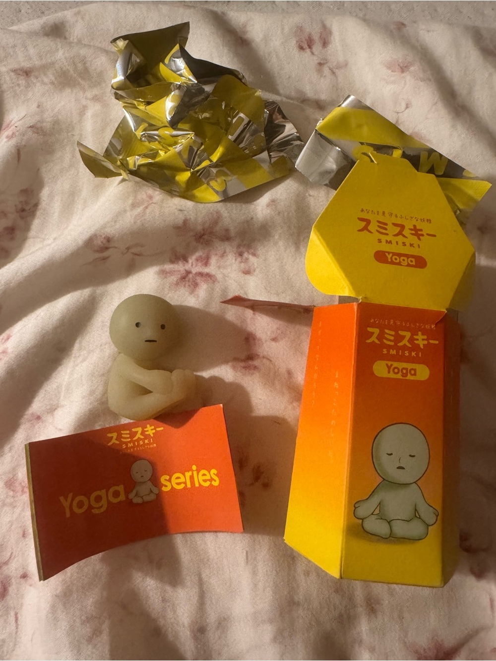 Smiski Mini Glow Figure Blind Box - Yoga Series - Ship Pose